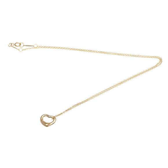 TIFFANY 18k Gold Heart Necklace